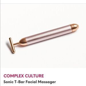 New complex culture sonic t-bar facial massager